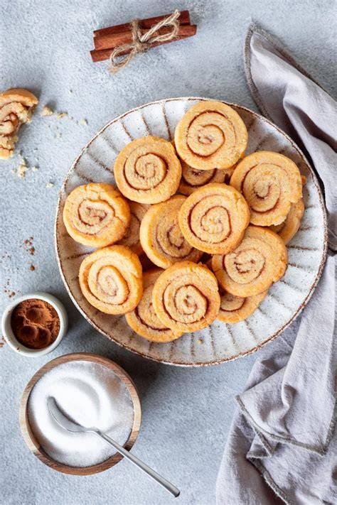 Zimtschnecken-Plätzchen und Mohnplätzchen