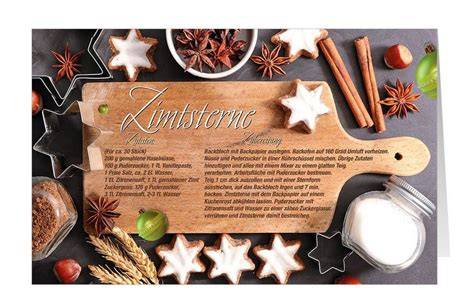 Zimtsterne auf Geschenkplatte als Weihnachtsgeschenk