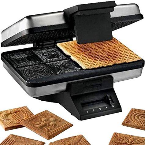 Zimtwaffeleisen mit gemusterten Backflächen