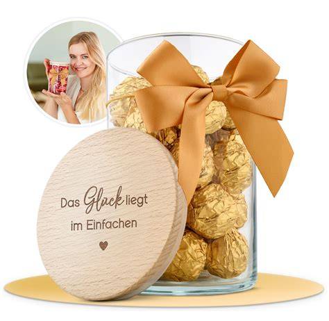 Zimtzucker im Geschenkglas mit Schleife