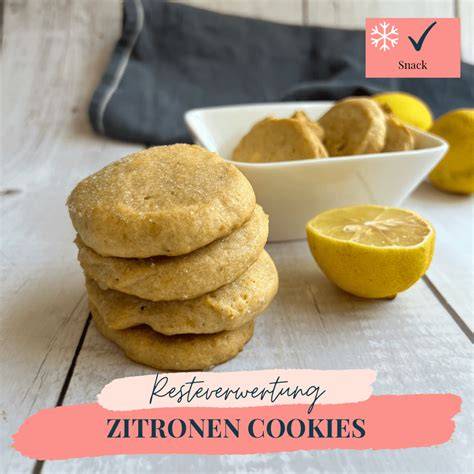 Zitronen Cookies als Geschenk verpackt