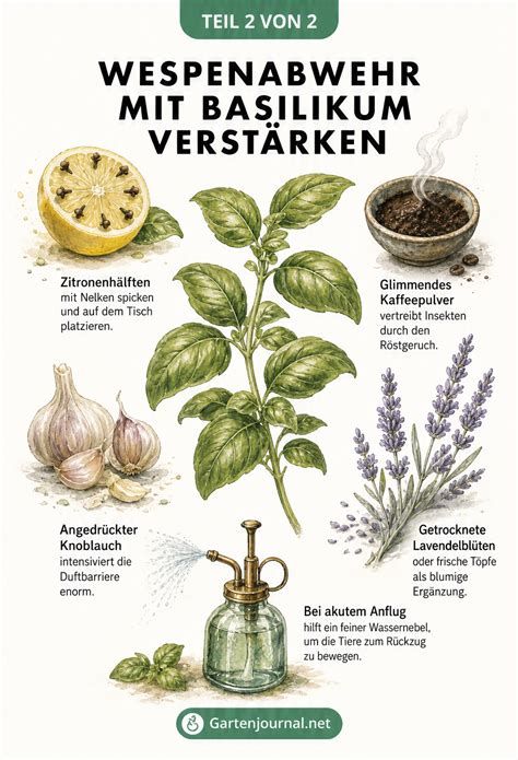 Zitronen und Basilikum - Infografik zur Kombi