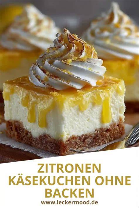Zitronen-Käsekuchen mit Lemon Curd Topping