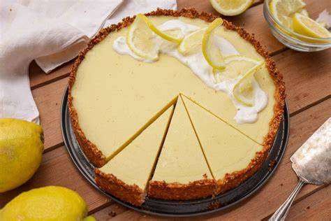 Zitronen-Kokos Tarte mit cremiger Füllung