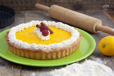 Zitronencreme in einer Tarte