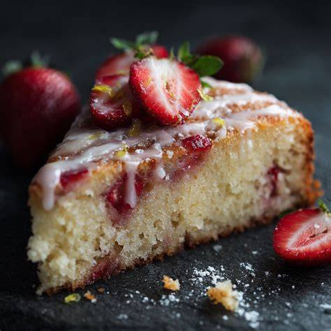 Zitronenguss auf Rührkuchen