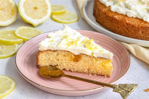 Zitronenkuchen in Springform