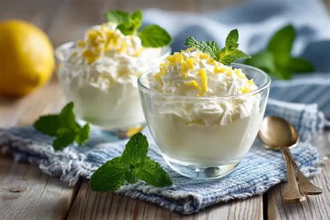 Zitronenquark mit Nuss-Crunch im Glas