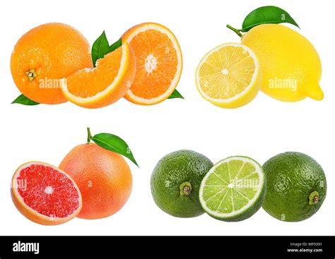Zitrusfrüchte: Zitrone, Limette, Grapefruit