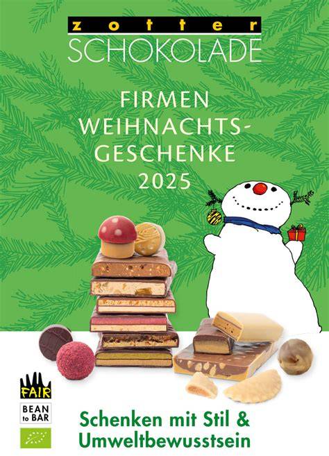 Zotter Weihnachts-Geschenkboxen und bunt dekorierte Schokosterne