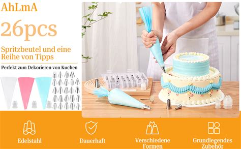Zubehör zum Dekorieren: Spritztüllen, Spritzbeutel, Winkelpalette