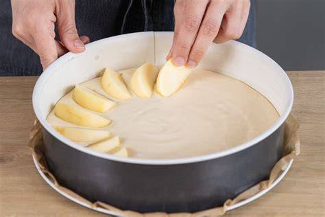 Zubereitung Apfelkuchen mit Öl Schritt für Schritt