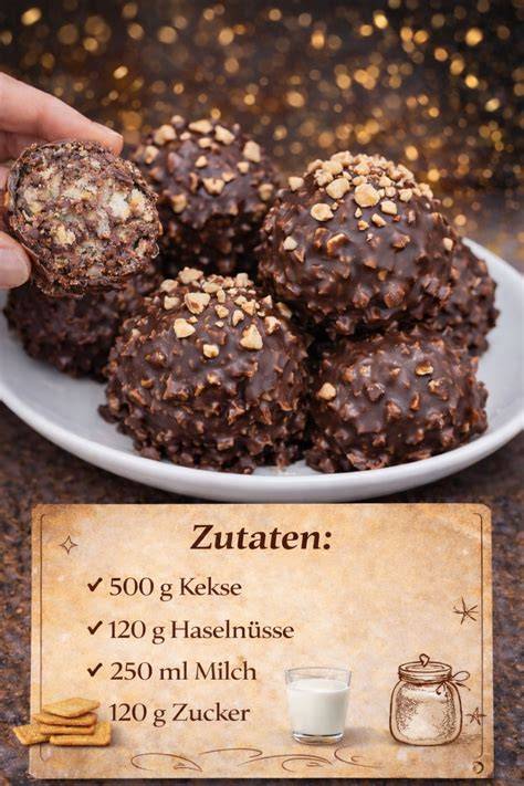 Zubereitung Ferrero Rocher: Schritt-für-Schritt-Fotos