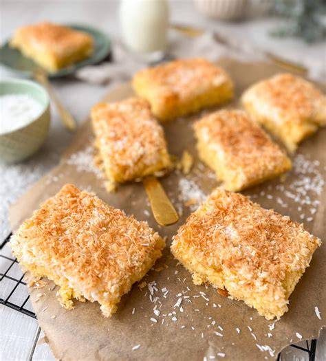 Zubereitung Kokos-Blechkuchen mit Kokosmilch-Tränke