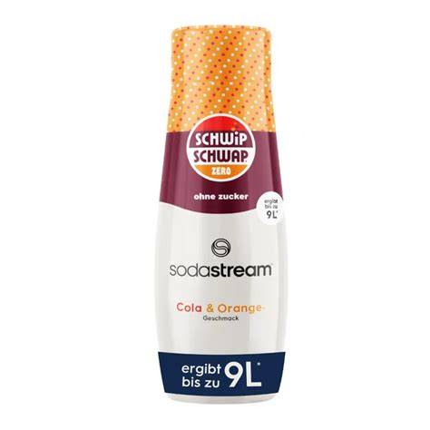Zubereitung Schwip Schwap ohne Zucker mit Sodastream