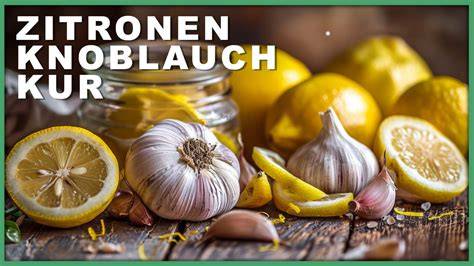Zubereitung der Knoblauch-Zitrone-Honig-Kur