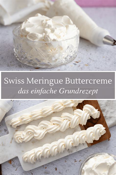 Zubereitung der Swiss Meringue Buttercreme für die Einhorn Torte