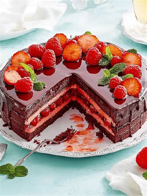 Zubereitung des Biskuitbodens für die Milka Erdbeer Torte