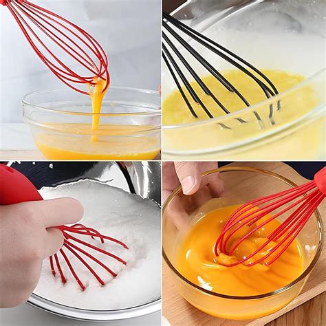Zubereitung des Honig-Senf-Dressings mit Schneebesen
