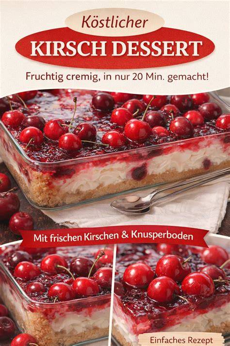 Zubereitung einer fruchtigen Kirschfüllung für den Kuchen