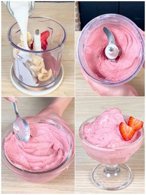 Zubereitung fruchtiger Desserts
