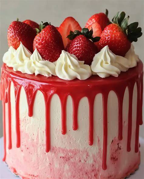 Zubereitung und Auftragen des Frostings auf die Drip Torte