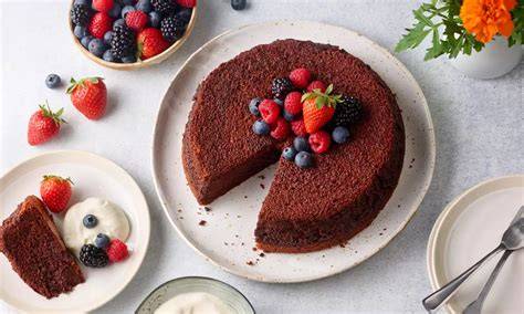 Zubereitung vom 3-Zutaten-Schokokuchen