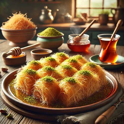 Zubereitung von Bakllava und Kadaif zu religiösen Feierlichkeiten