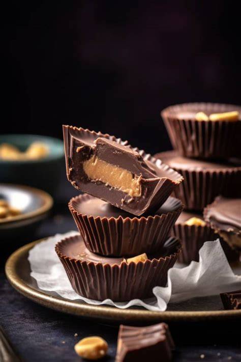 Zubereitung von Erdnussbutter Cups Schritt für Schritt