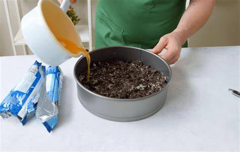 Zubereitung von Oreo-Keksboden