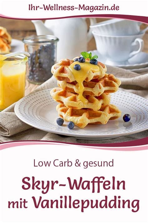 Zubereitung von Skyr-Waffeln im Waffeleisen