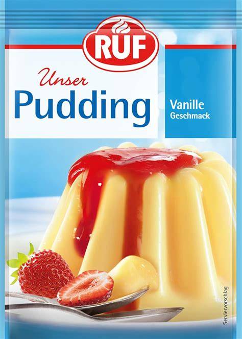 Zubereitung von Vanillepudding mit Milch und Puddingpulver