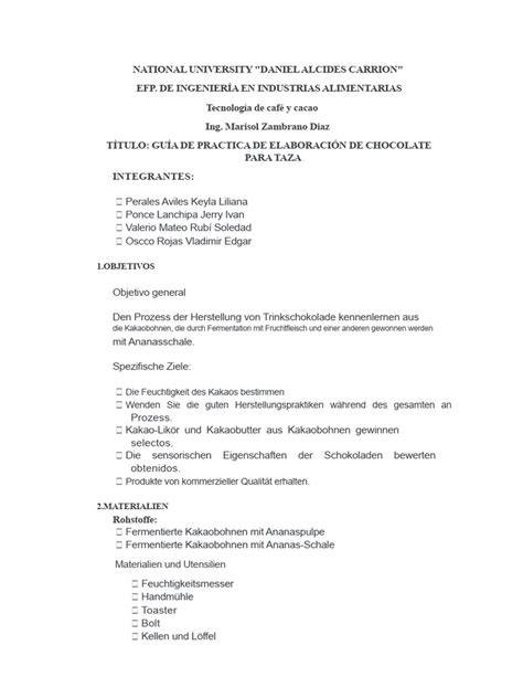 Zubereitung von cremiger Trinkschokolade