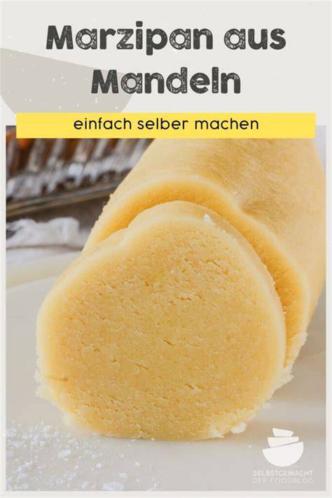 Zubereitungsablauf der Marzipan Mandeltorte in Tabellenform