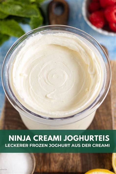 Zubereitungsablauf in der Ninja Creami für Frozen Joghurt