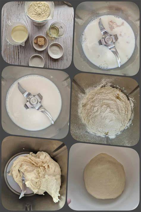 Zubereitungsschritte: Teig, Backen, Glasur (Bilderreihe)