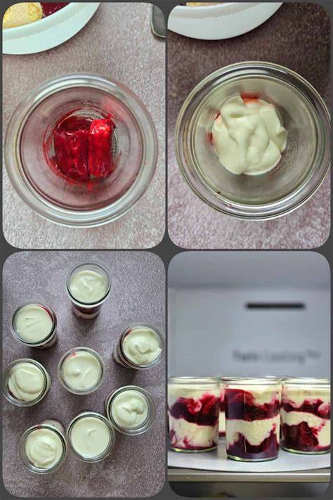 Zubereitungsschritte Erdbeer-Dessert