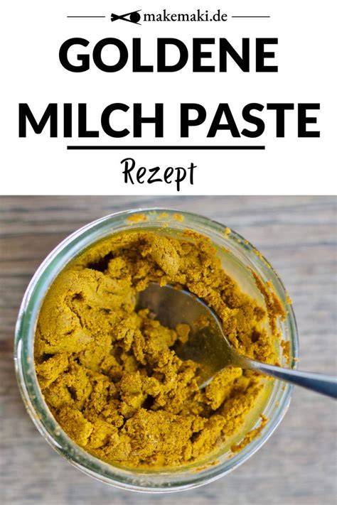 Zubereitungsschritte Goldene Milch: Paste, Aufkochen mit Mandelmilch, Servieren mit Honig