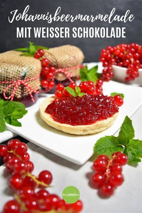 Zubereitungsschritte Johannisbeermarmelade mit weißer Schokolade