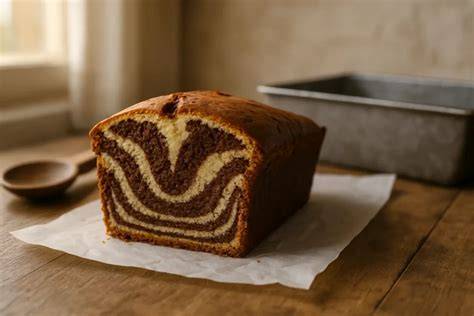 Zubereitungsschritte Marmorkuchen: Mischen, Schichten, Marmorieren