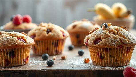 Zubereitungsschritte Muffins ohne Zucker