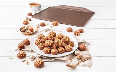 Zubereitungsschritte Schoko Nougat Kugeln (Schritt-für-Schritt)