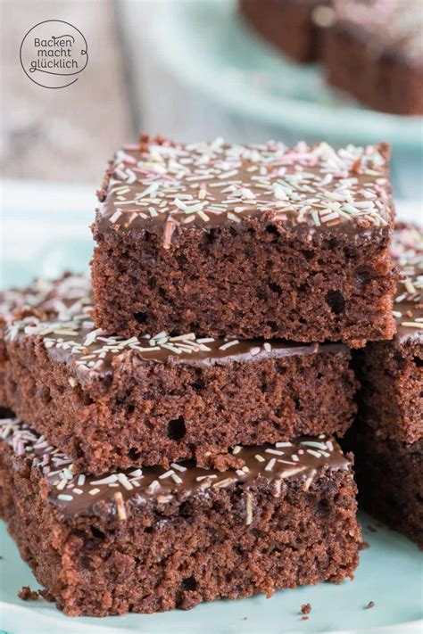 Zubereitungsschritte Schokokuchen vom Blech