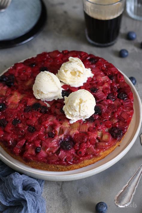 Zubereitungsschritte Upside Down Kuchen