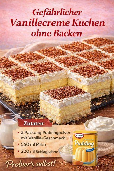 Zubereitungsschritte Vanillecreme (Infografik)