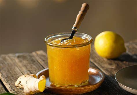 Zubereitungsschritte Zitronen Ingwer Marmelade als Infografik