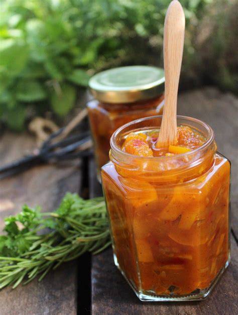 Zubereitungsschritte der Zucchini Marmelade