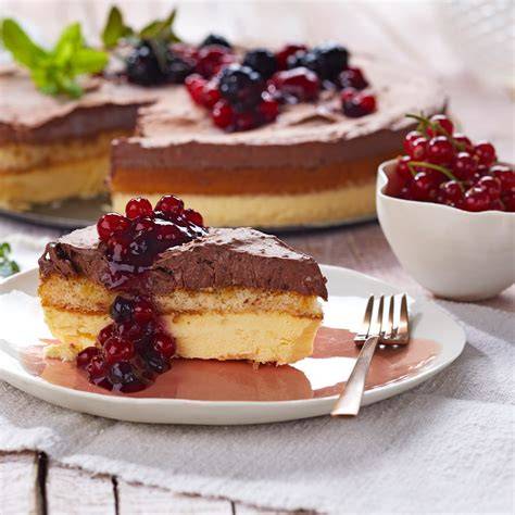 Zubereitungsschritte des Natreen Creme Dessert Schokolade mit Milch und Handrührgerät