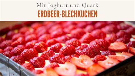 Zubereitungsschritte für Blechkuchen mit Joghurt und Quark