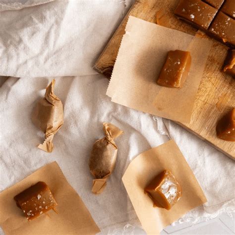 Zubereitungsschritte für Karamellbonbons ohne Sahne